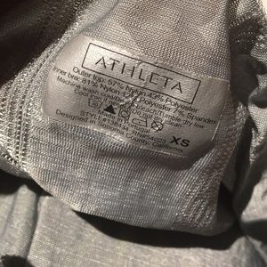 Athleta Tops - Athleta Crush Silver Metallic Support Tank Athleta Tops - Athleta Crush Silver Metallic Support Tank